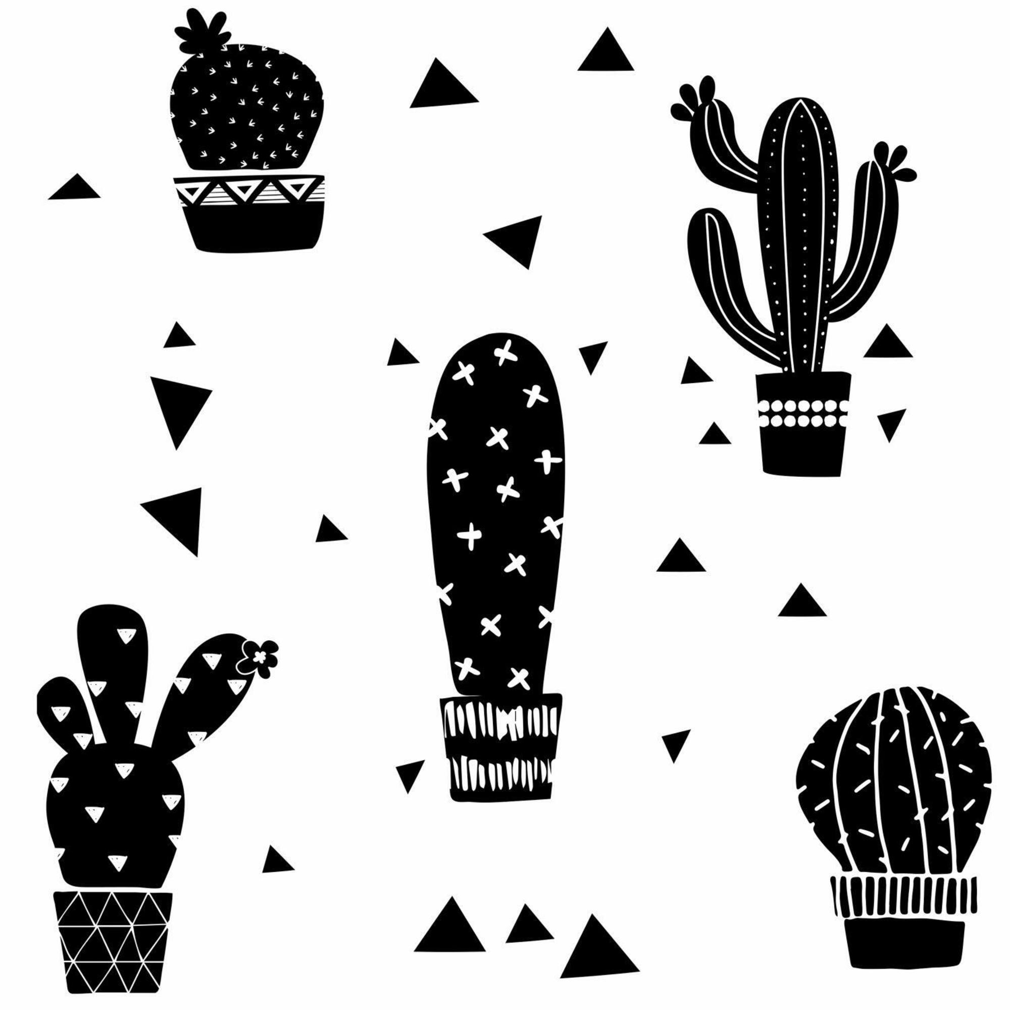 RoomMates Geo Cactus Peel & Stick Wall Decals